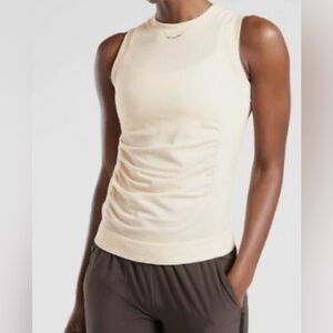 Athleta Cream Foresthill Ascent Tank Top! Size SP!